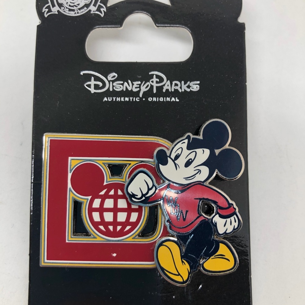 Disney Mickey Mouse Pin - Red, Yellow, Black